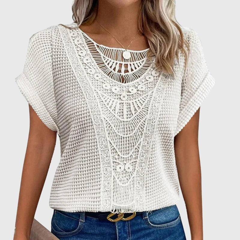 Pearl™ | Elegant Ibiza Style Blouse