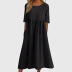 Haisley™ | Elegant Short-Sleeved Dress