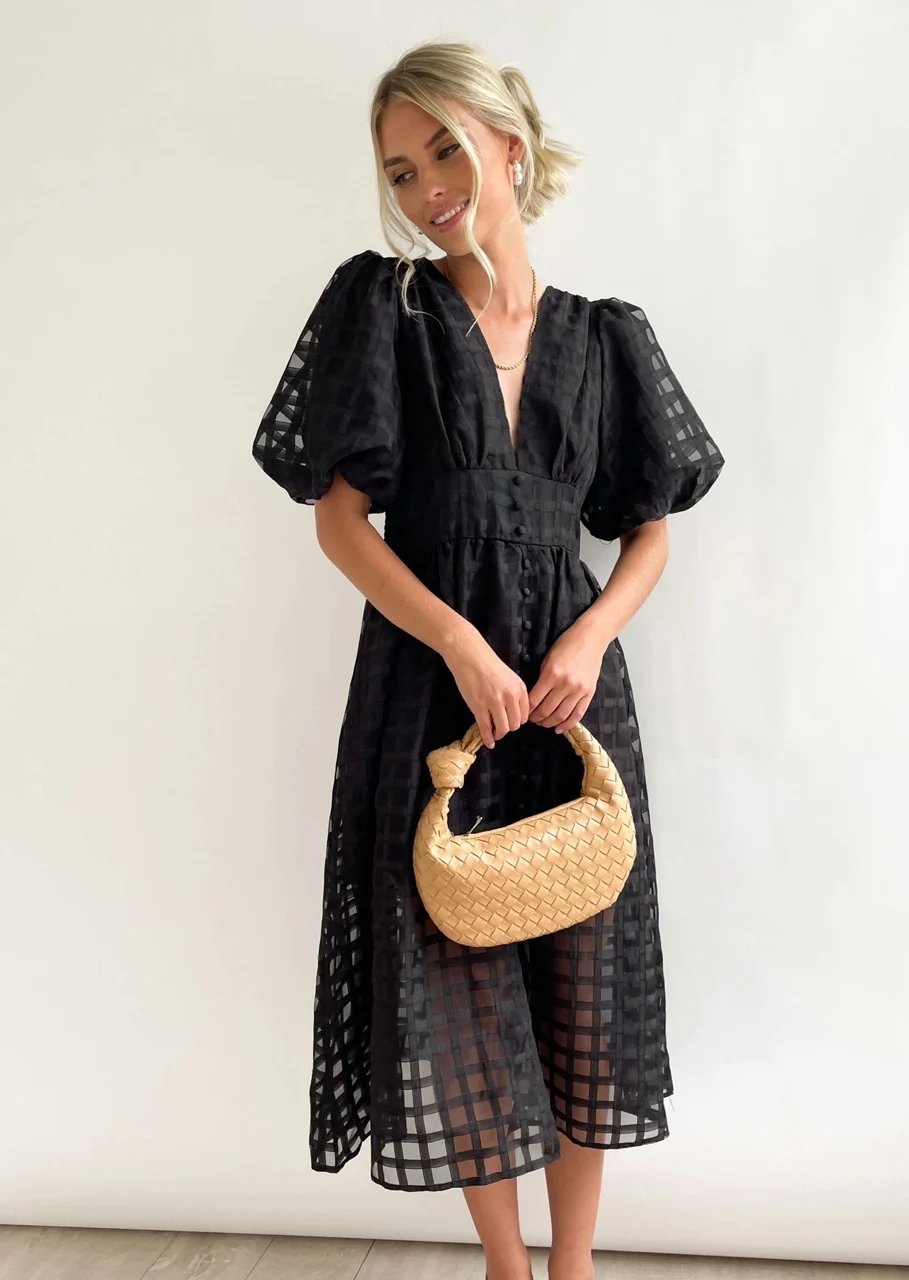 Melyra | Elegant Midi Dress