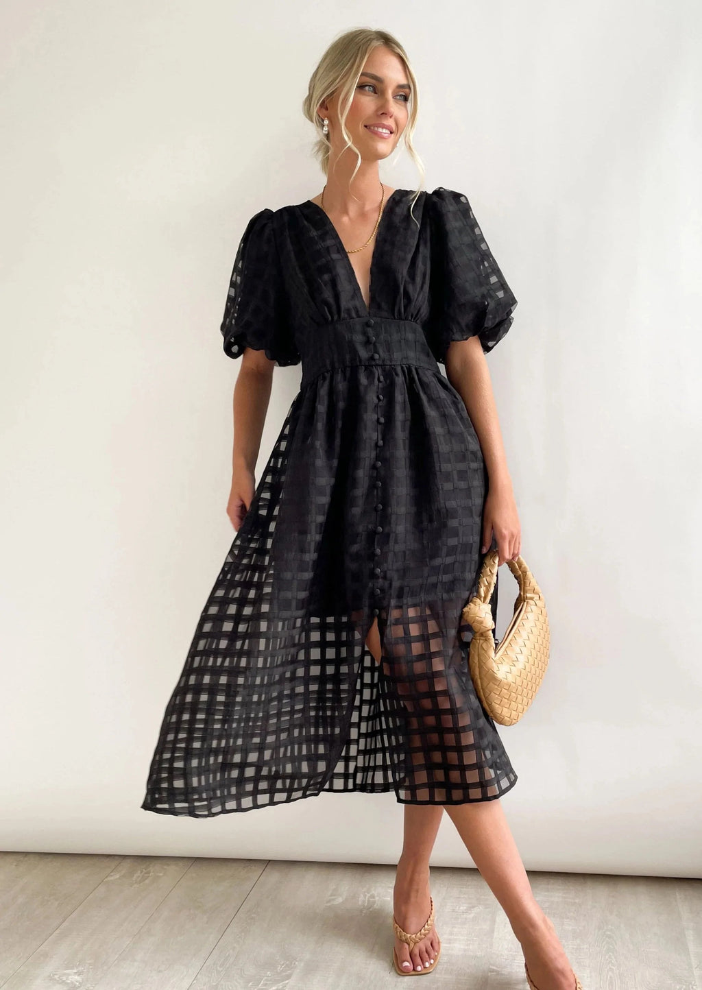 Melyra | Elegant Midi Dress