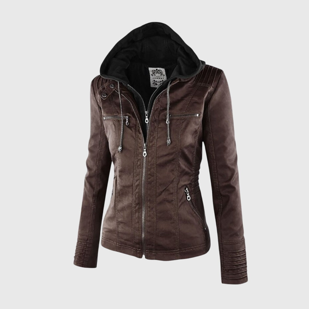 KAROLINE™ The stylish and unique leather jacket