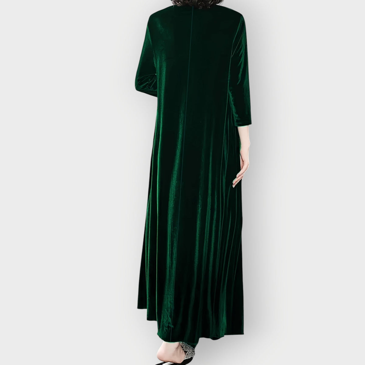 Vexalia | Luxe Velvet Flow Maxi Dress