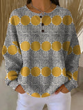 Voralyn | Vintage Sweater with Geometric Pattern