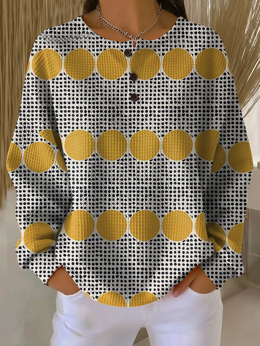 Voralyn | Vintage Sweater with Geometric Pattern