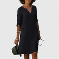 Taylor | Comfortable V-Neck Dress