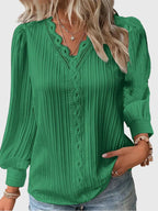 Andrea™ | Elegant Pullover Blouse
