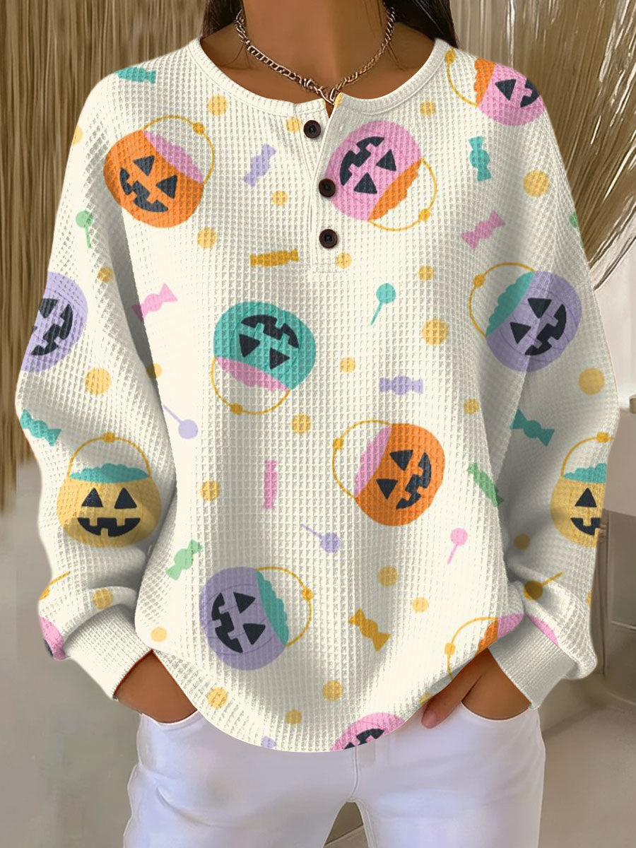 Vaelixia | Soft Sweater with Christmas Tree Motif
