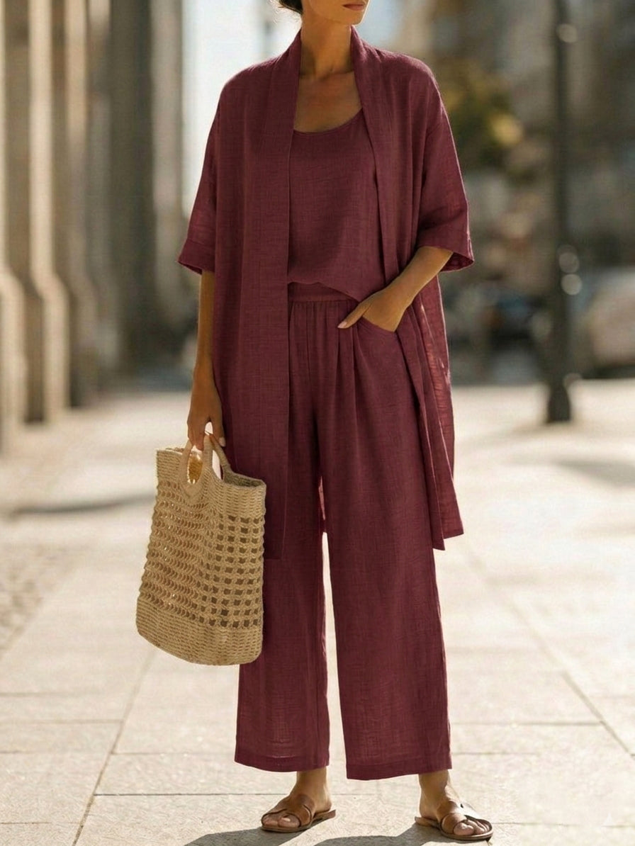 Olyndavira | Elegant Three-Piece Set
