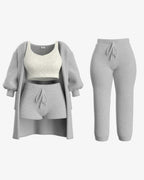 Kaysynlee | Comfortable Knitted Pajama Set